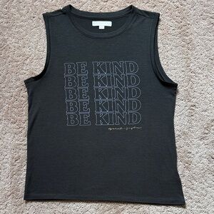Spiritual Gangster Black 'Be Kind' Tank Top-Size Small